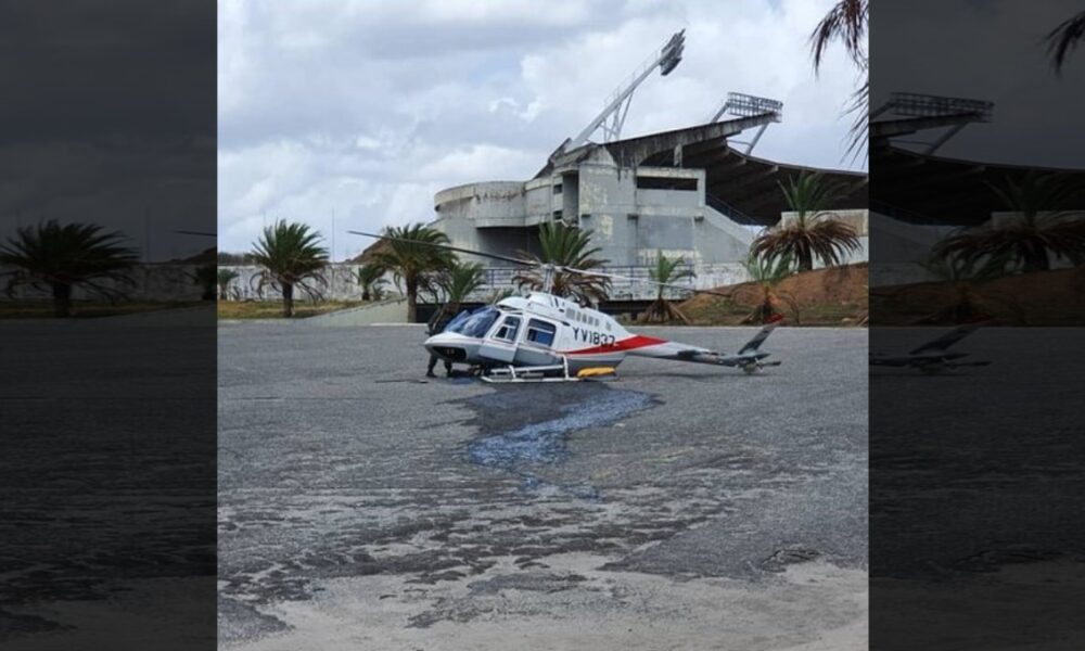 Aterrizó de emergencia helicóptero con General Jefe de ZODI abordo