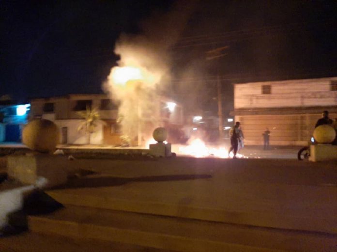 Protestas en La Isabelica y Guacara