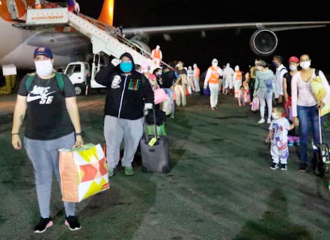 connacionales regresaron de Guayaquil - acn