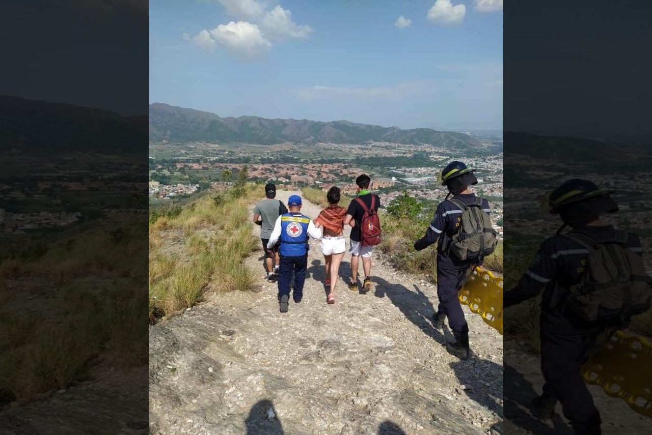 Jóvenes extraviados en el Cerro El Trigal fueron rescatados