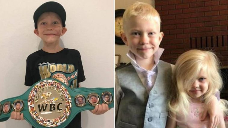 CMB entregó cinturón de campeón a un niño