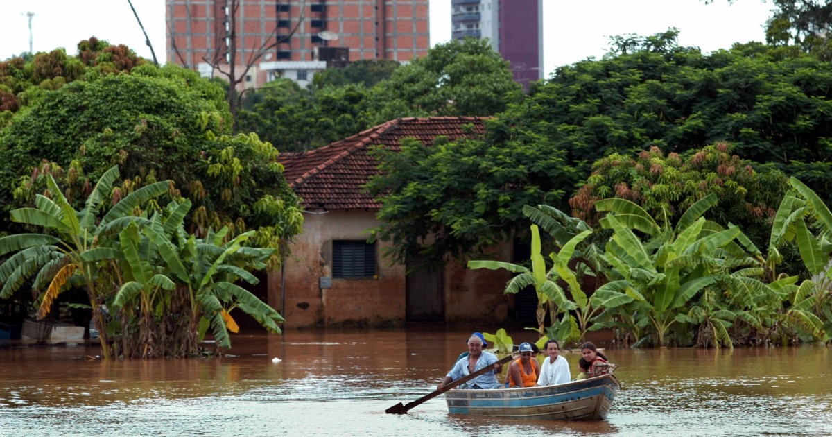 Fuertes lluvias en Brasil - ACN