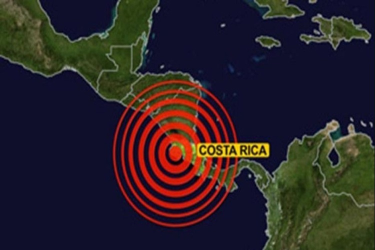 Sismo en Costa Rica de magnitud 6 se registró este lunes