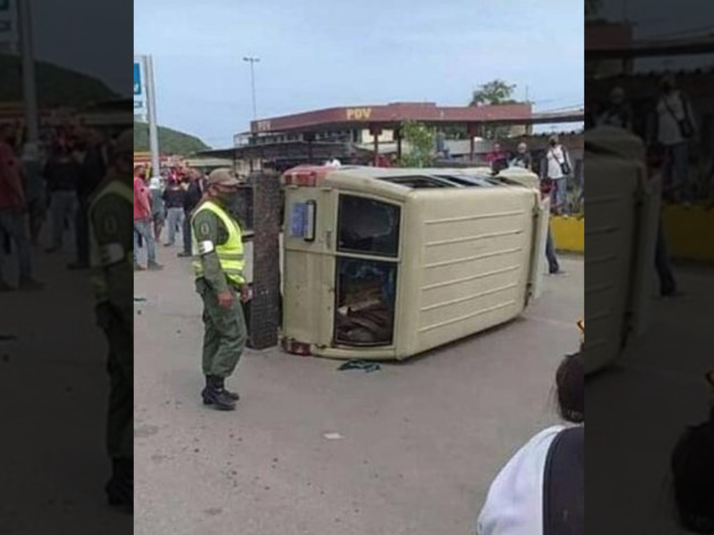 Boca de Uchire: Protesta por gasolina causa enfrentamiento entre civiles y la GNB
