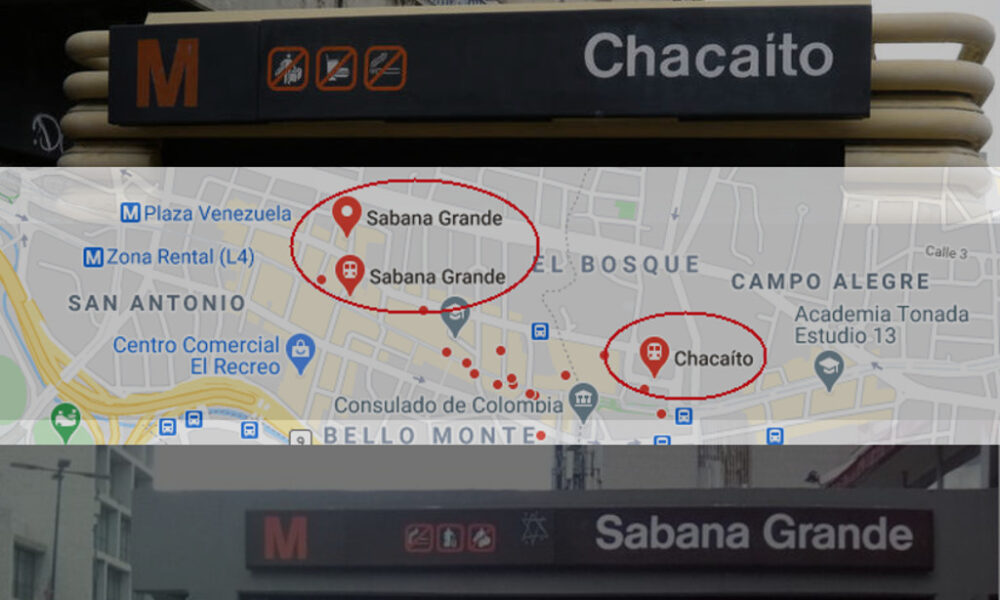 ¡Por fallas eléctricas! Cerradas estaciones del metro Sabana Grande y Chacaíto