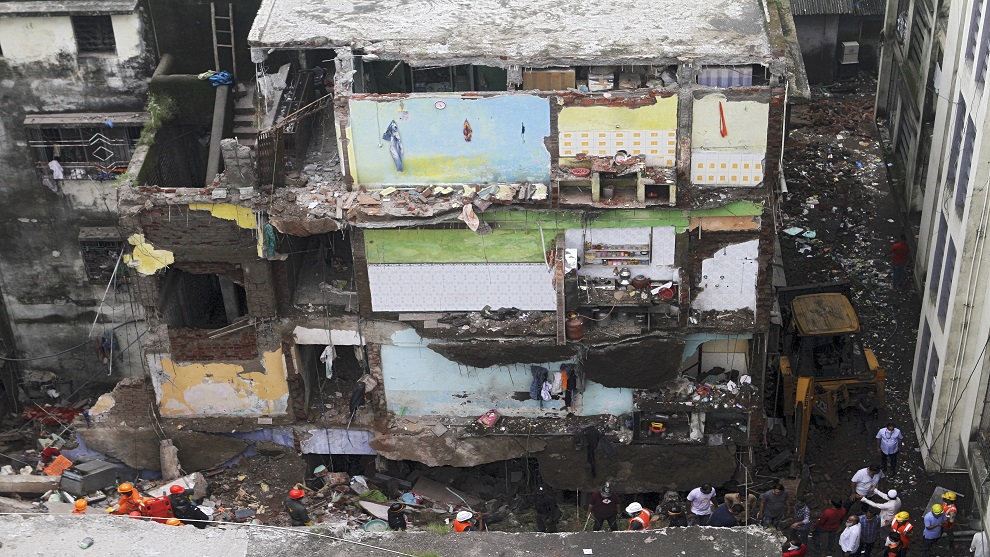 Derrumbe edificio India - ACN