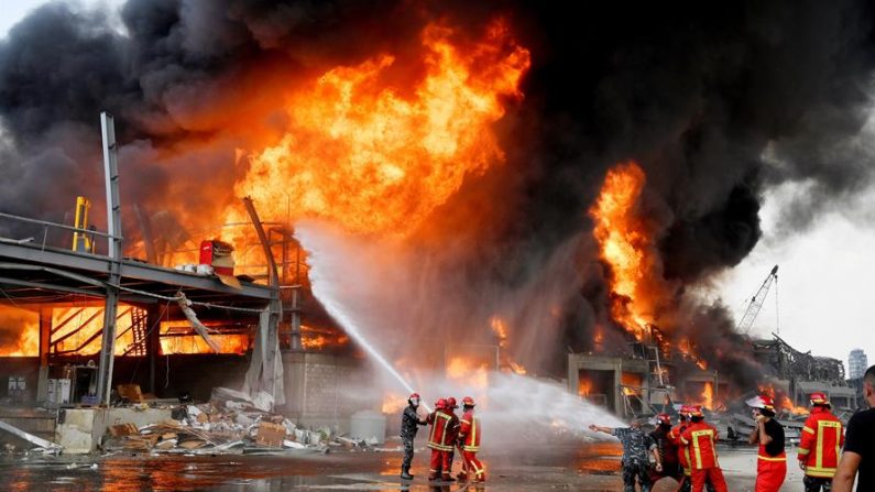 Nuevo incendio en puerto de Beirut - ACN