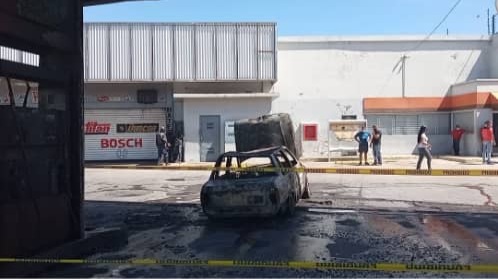 incendio carro estación maracay- acn