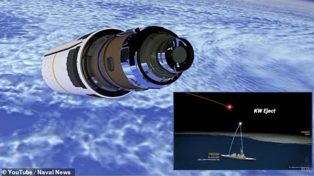 EEUU deribó un misil ICBM en el espacio disparándole desde un buque
