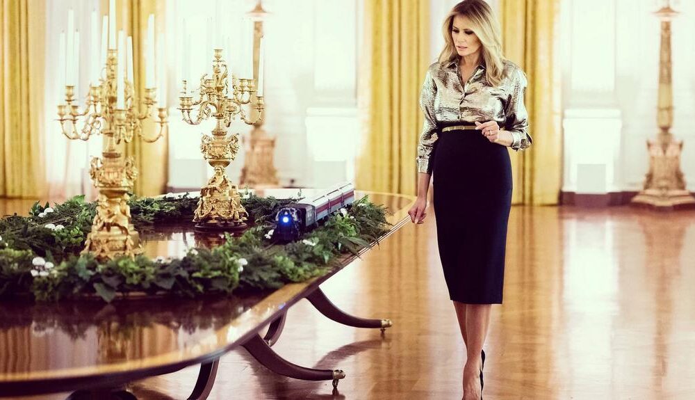 Melania Trump reveló la decoración de la Casa Blanca para la Navidad 2020