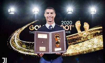 Cristiano Ronaldo recibe el Golden Foot - noticiasACN