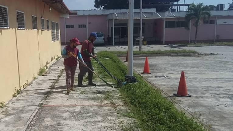 Iniciaron limpieza en centros de salud de Naguanagua