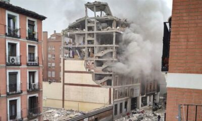 Explosión edificio en Madrid - ACN