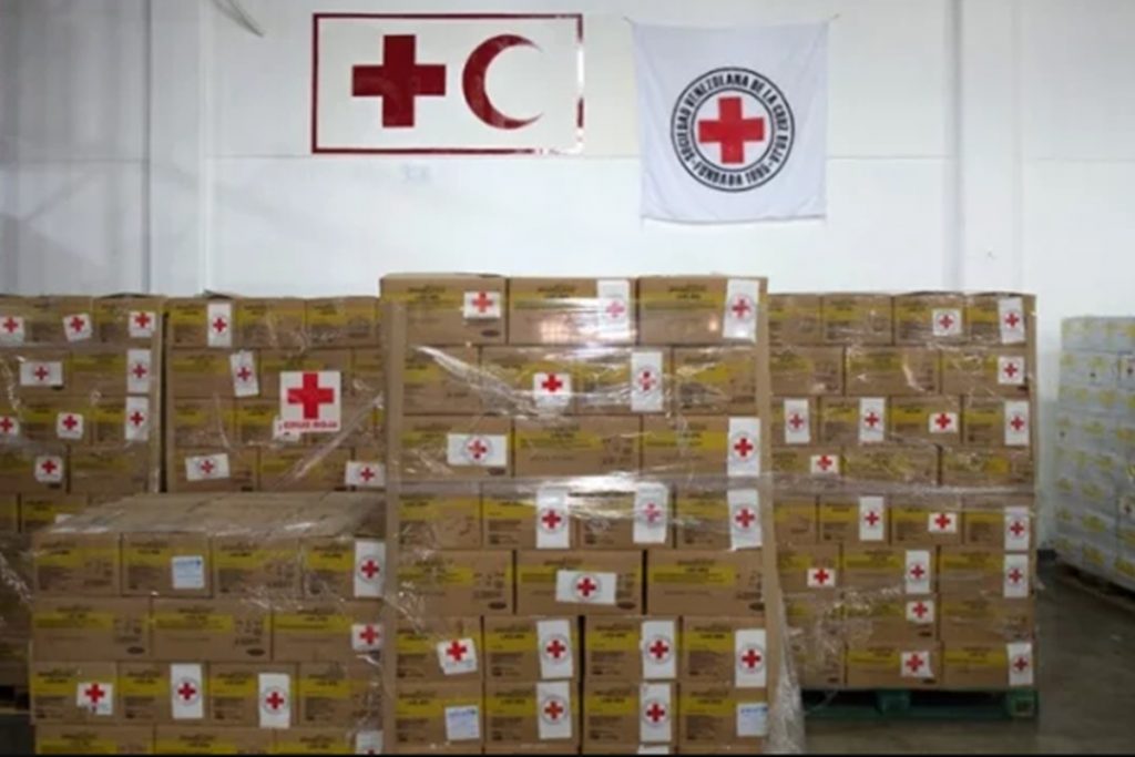 Ayuda humanitaria de la Cruz Roja