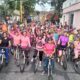 Ciclistas celebraron el Día de la Mujer