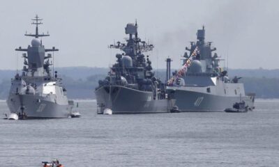 Embarcaciones de guerra rusas en el Mar Negro
