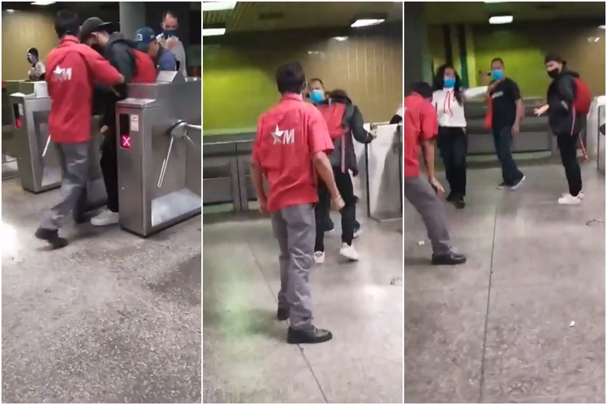 Trabajador del Metro de Caracas agredió a un usuario