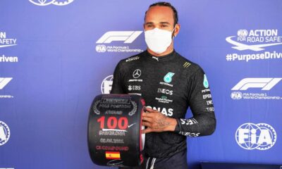 Hamilton logró la pole 100 - noticiacn