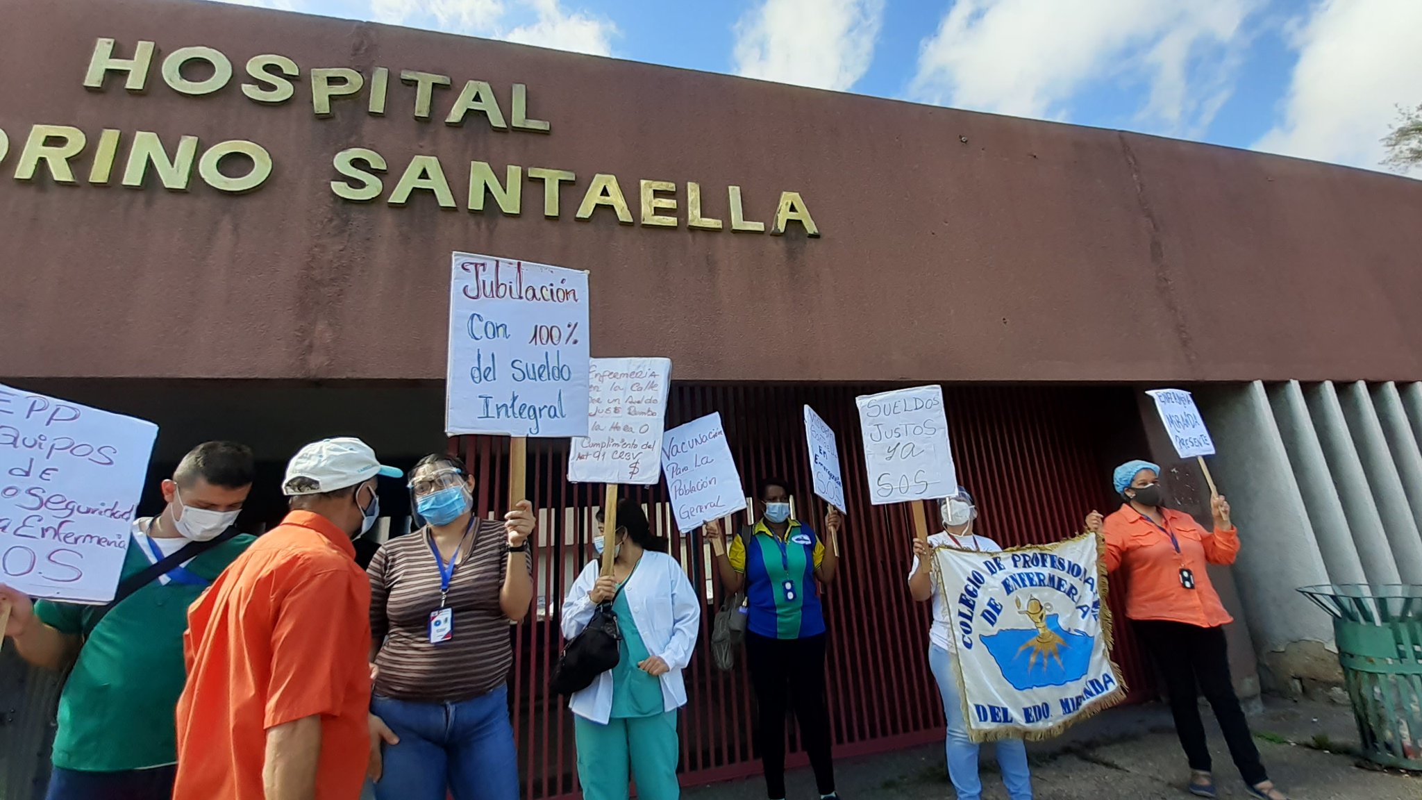 Protestan en el Victorino Santaella - ACN