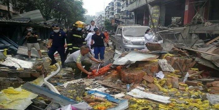 Explosión en China