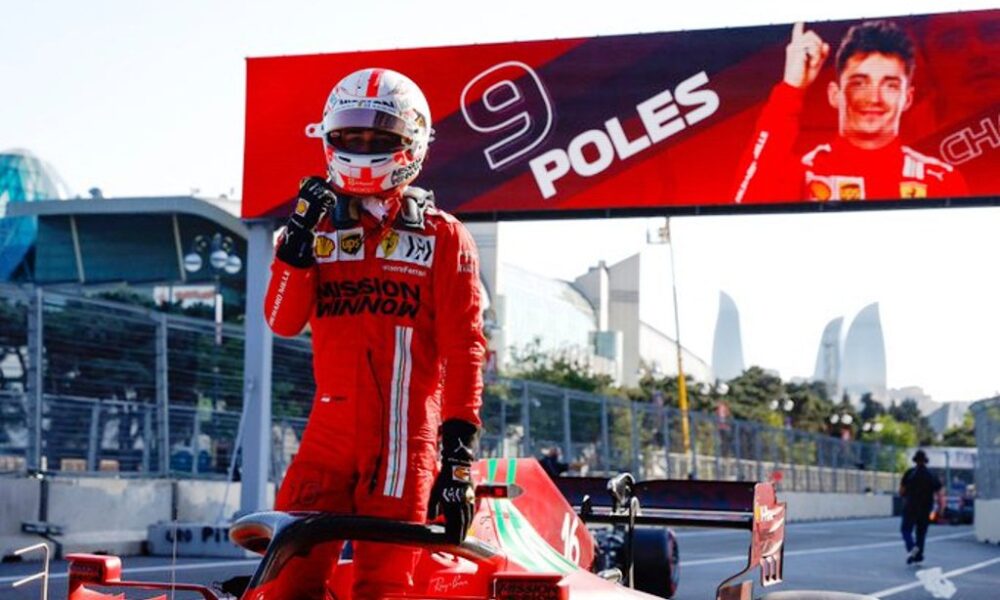 Leclerc saldrá primero de Azerbaiyán - noticiacn