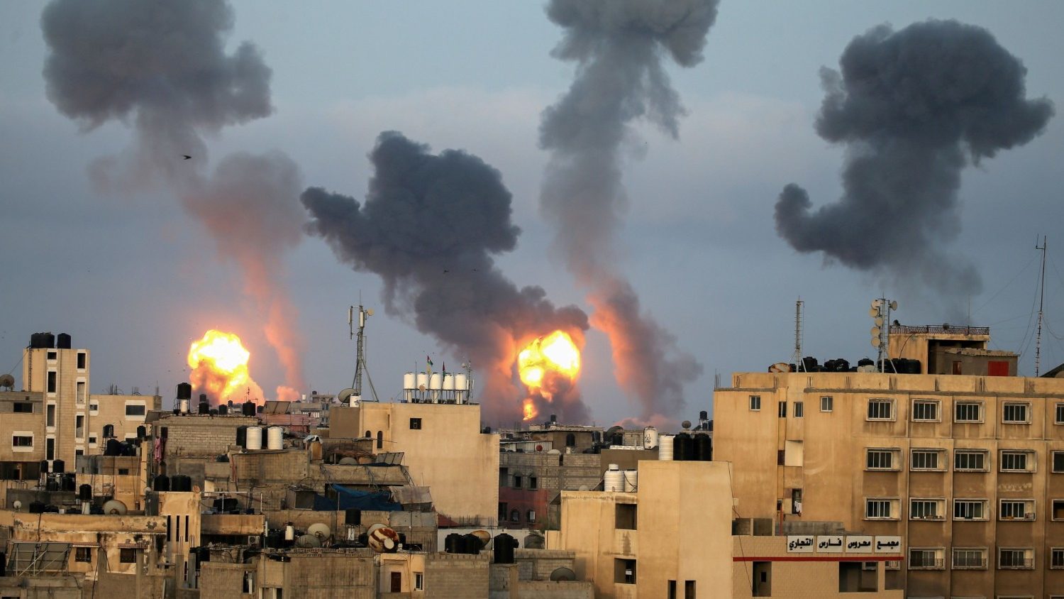 israel bombardea gaza- acn