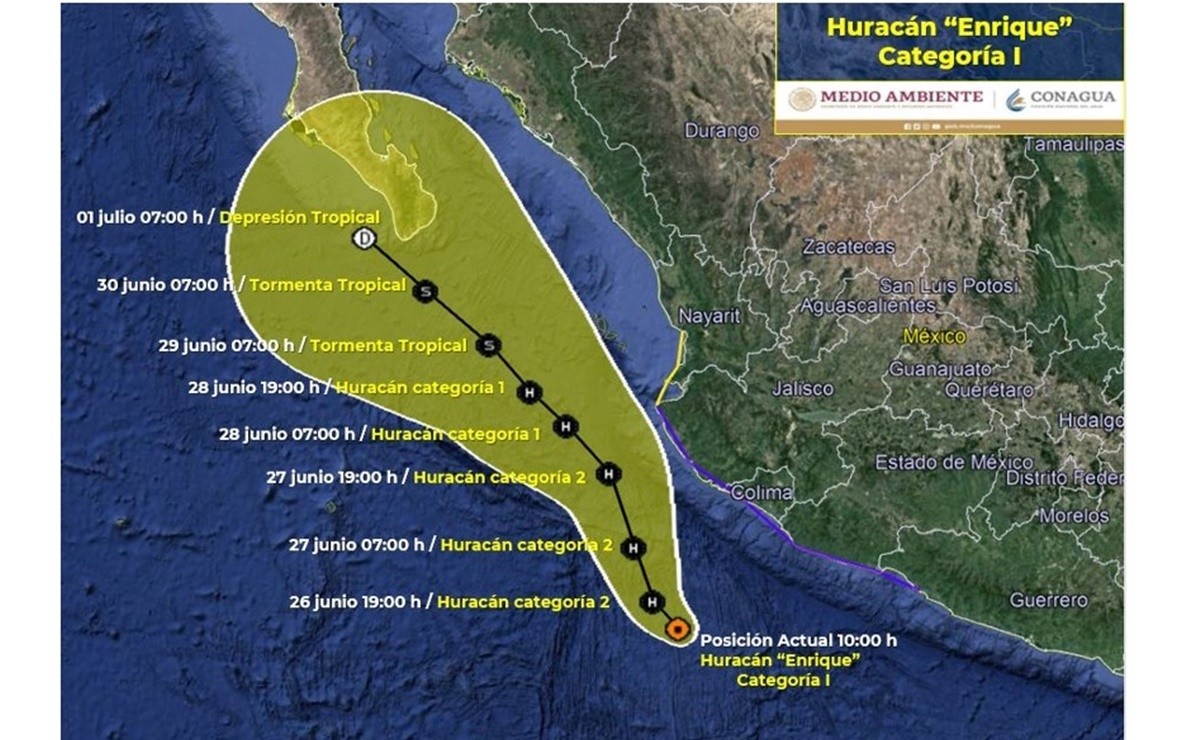huracán Enrique - ACN