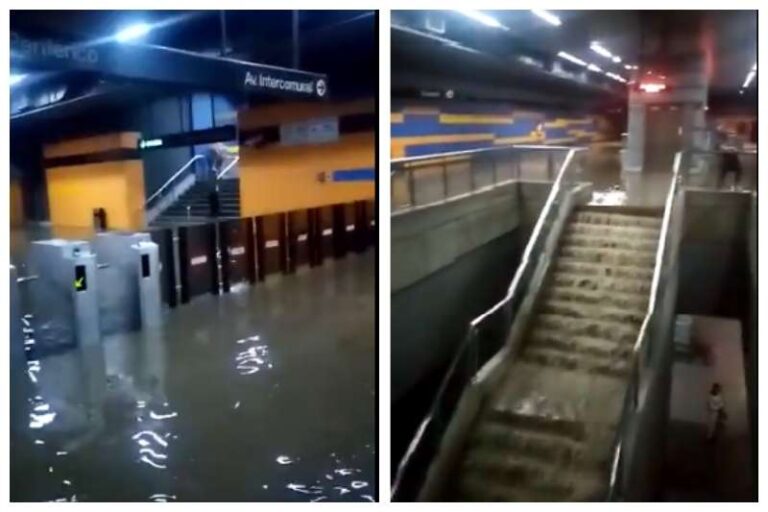 Fuertes Lluvias Inundaron Estaciones Del Metro De Caracas Video Acn