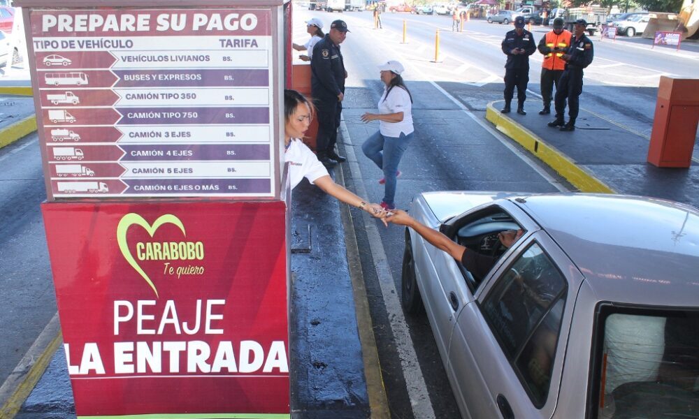 Nuevas tarifas de peajes en Carabobo - ACN