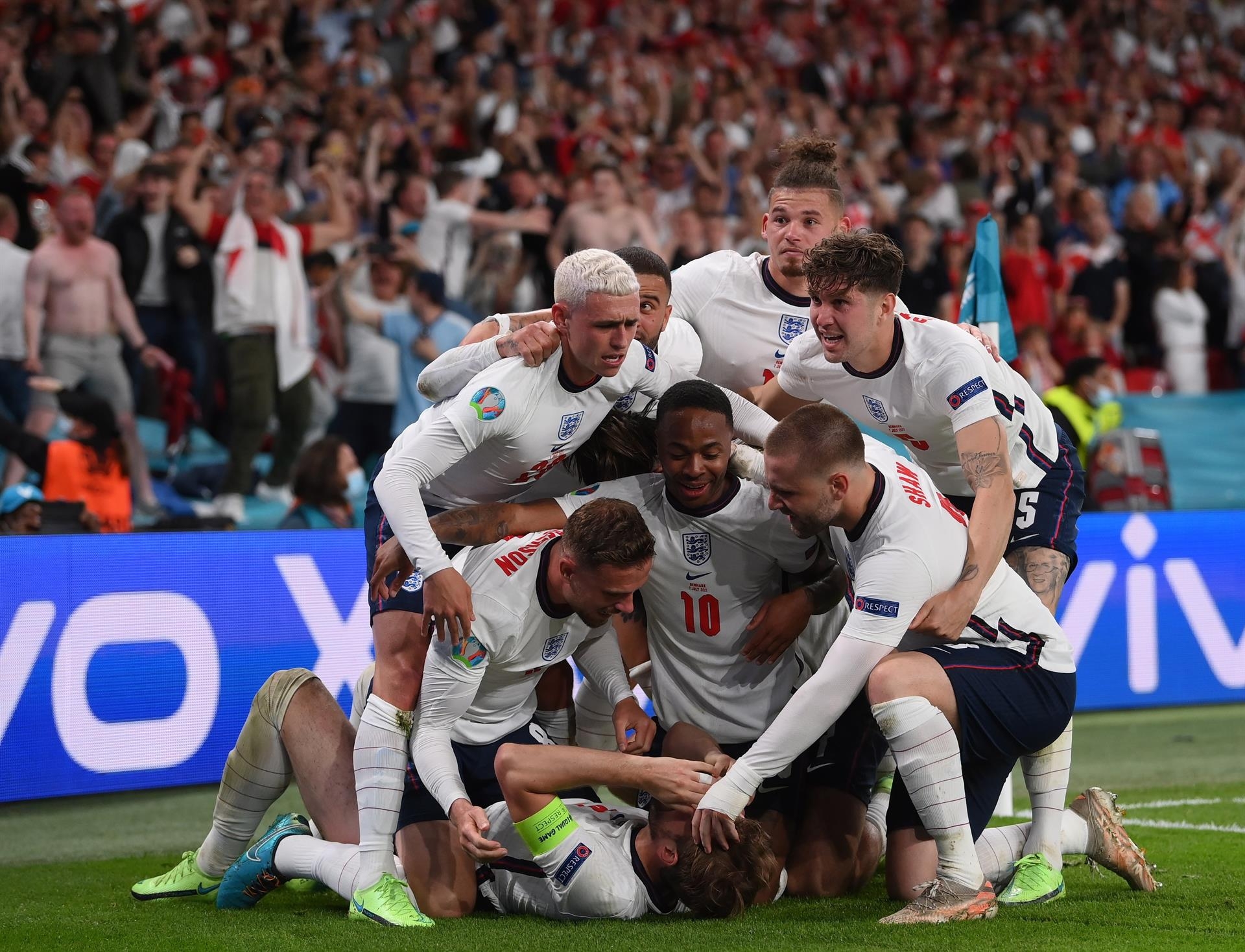 Inglaterra venció a Dinamarca - noticiacn