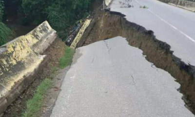 Se desplomó el puente La Cabrera - ACN