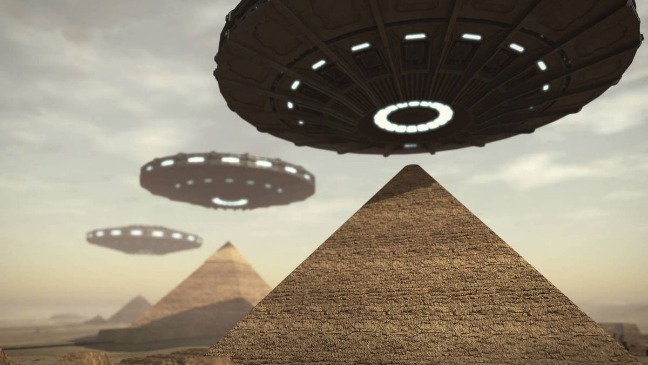 ovnis pirámides de Egipto