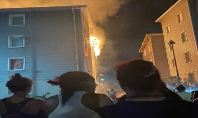 Incendio en apartamentos de La Guaira