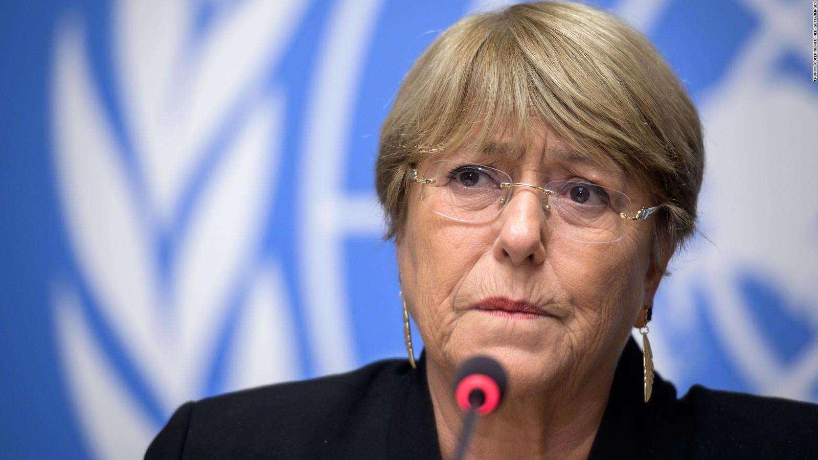 Bachelet pide que se levanten sanciones