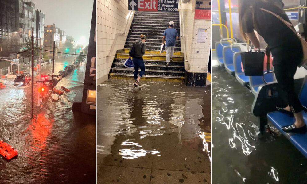 Inundaciones en Nueva York