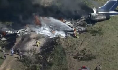 Avión se estrelló en Texas