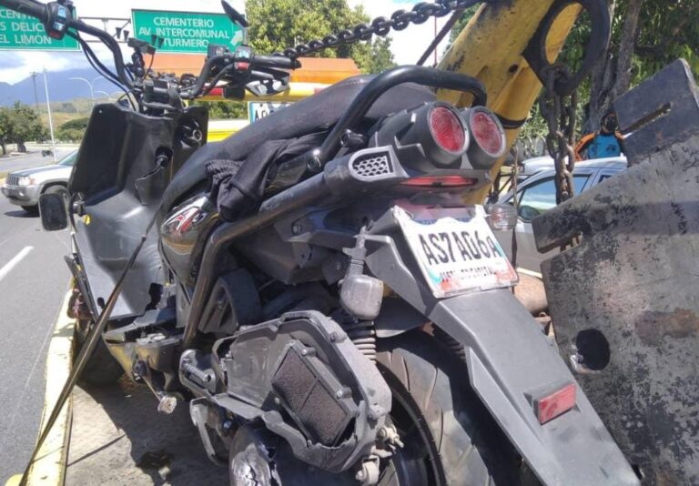 Accidente de tránsito en Maracay
