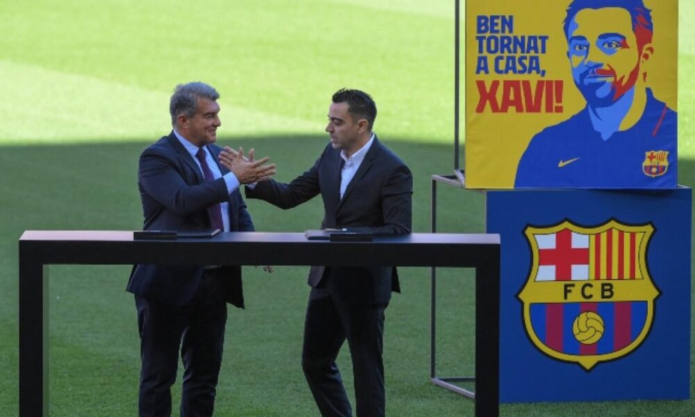 Barcelona presentó a Xavi Hernández - noticiacn