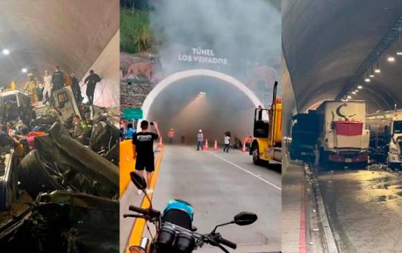 accidente en túnel de Tolima Colombia-acn