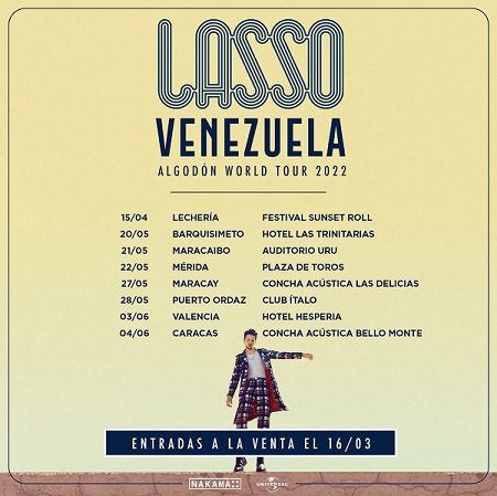 Lasso conciertos Venezuela