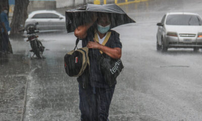 lluvias en Venezuela este lunes