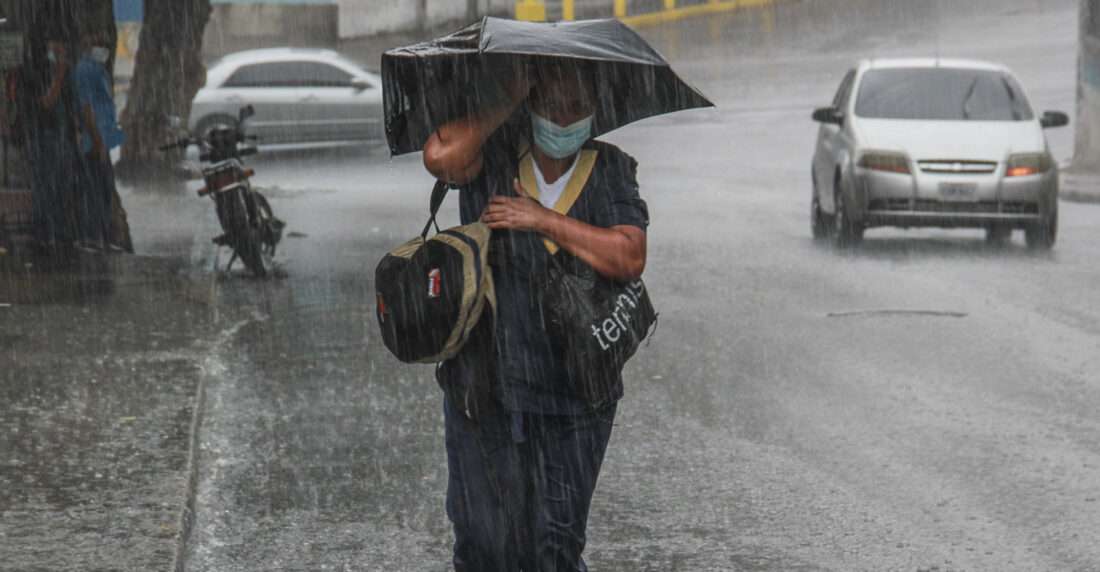 lluvias en Venezuela este lunes