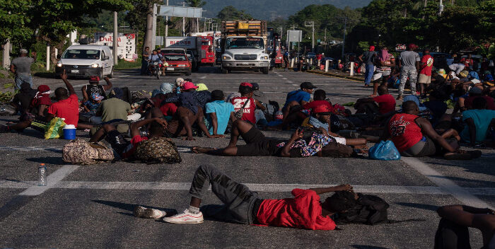 caravana de migrantes en México-acn
