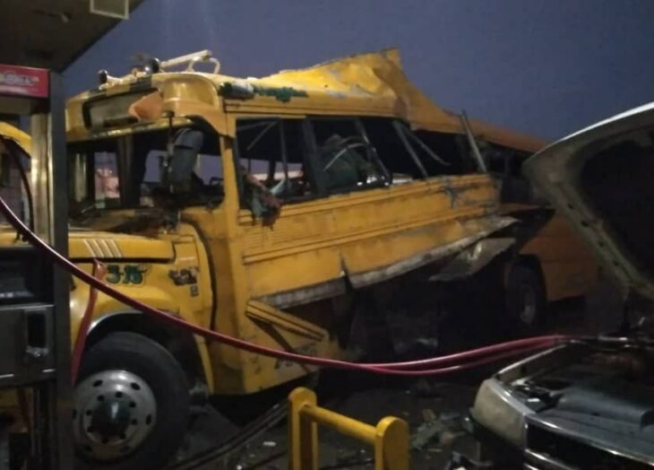 autobús explotó en Cabimas
