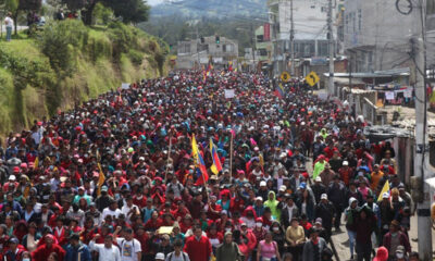 indígenas llegan a Quito - ACN