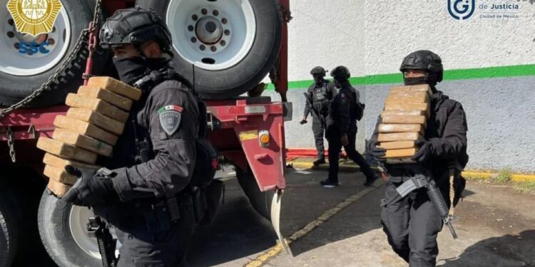 decomisaron 500 Kg cocaína en Ciudad de México