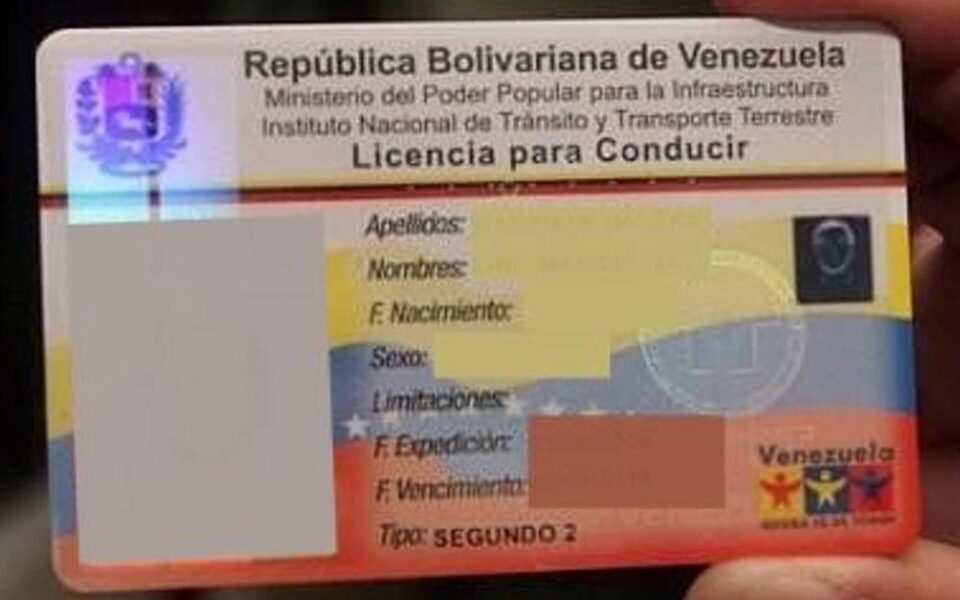 Licencias de conducir tendrán nuevo formato Intt - Agencia Carabobeña de Noticias - Agencia ACN- Noticias Carabobo