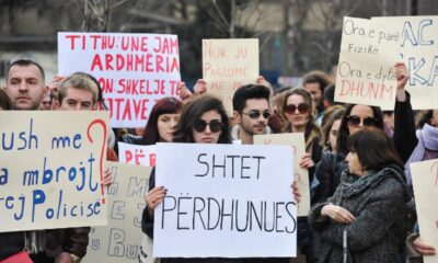 protestan en Kosovo - acn