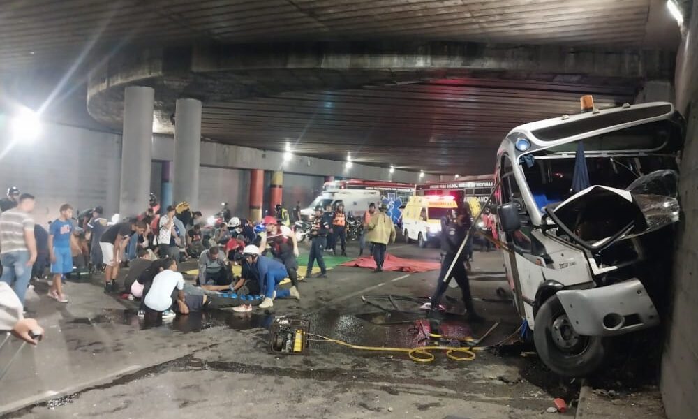 accidente Caracas deja 19 heridos