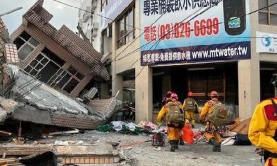 terremoto magnitud 6.8 Taiwán